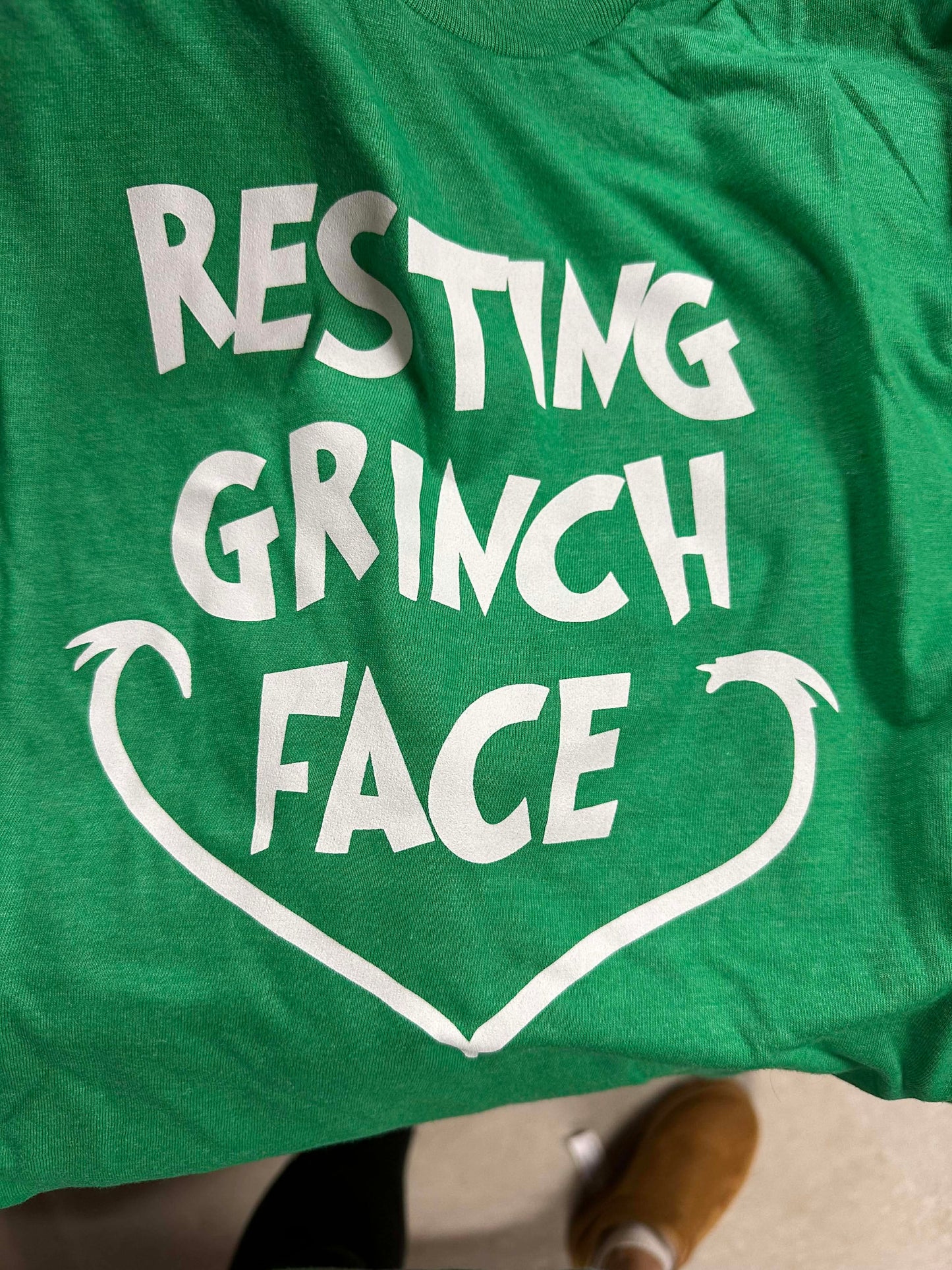 Resting Holiday Face Graphic Tee