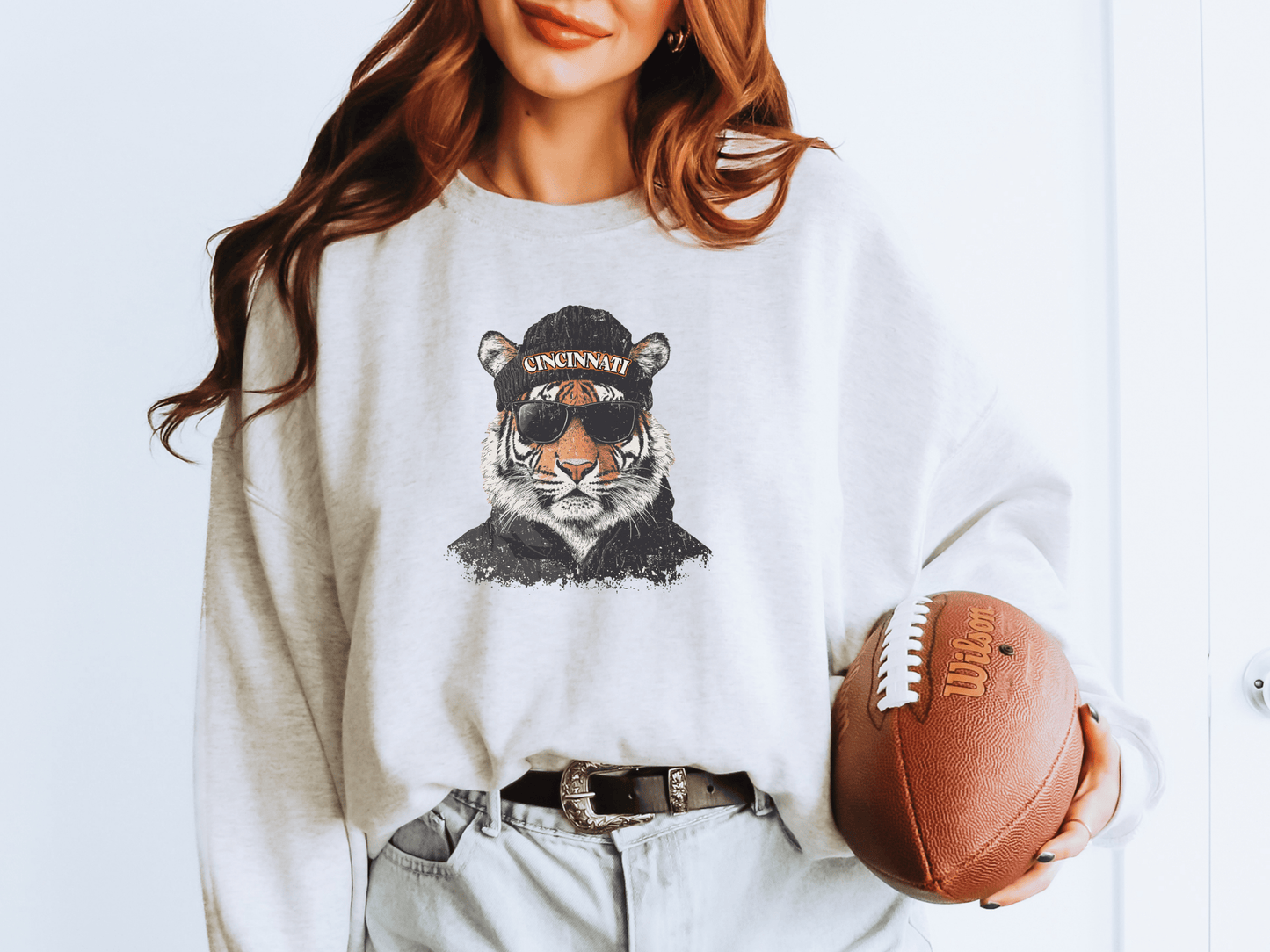 Vintage Bengals Football Graphic Crew