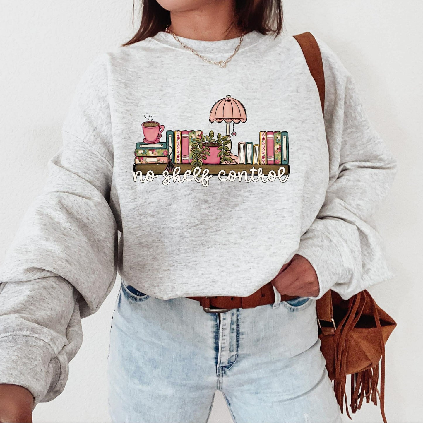 No Shelf Control Graphic Sweatshirt