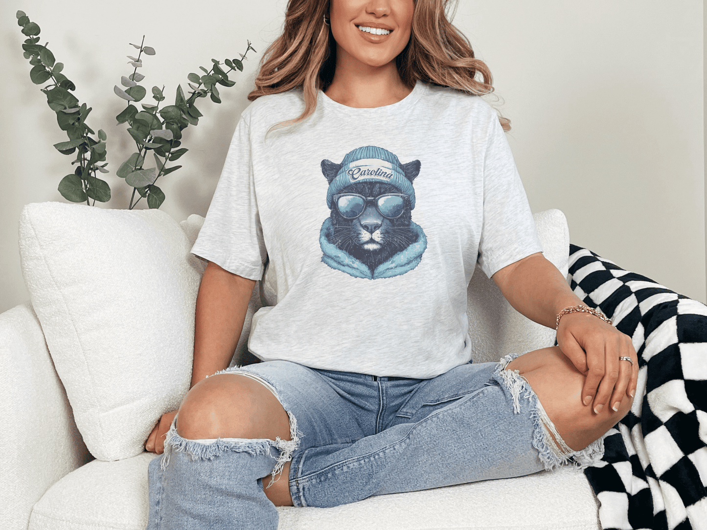 Vintage Carolina Football Graphic Tee