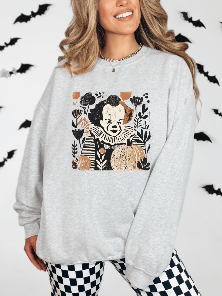 Boho Clown Graphic Sweatshirt