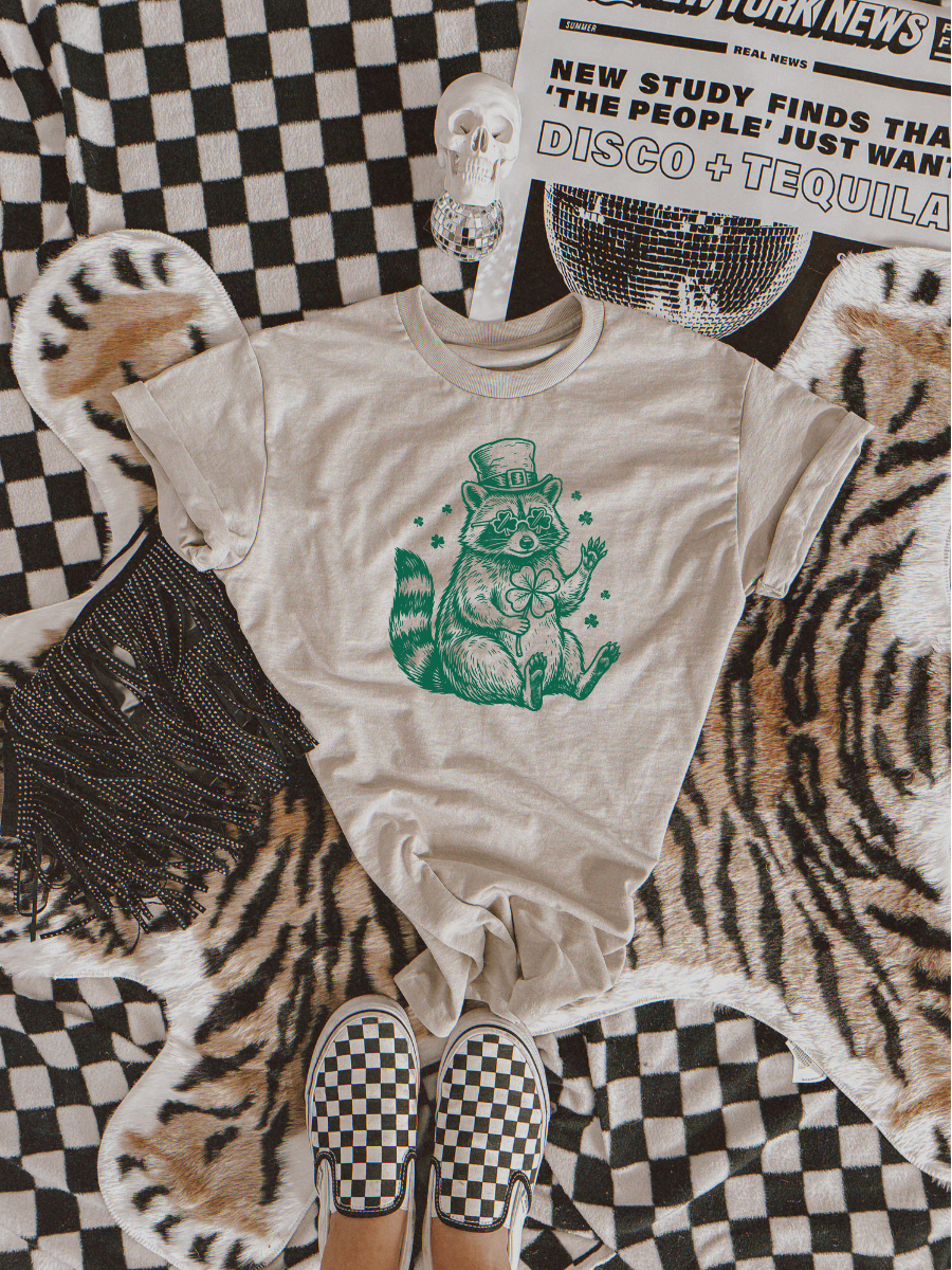 Lucky Raccoon Graphic Tee