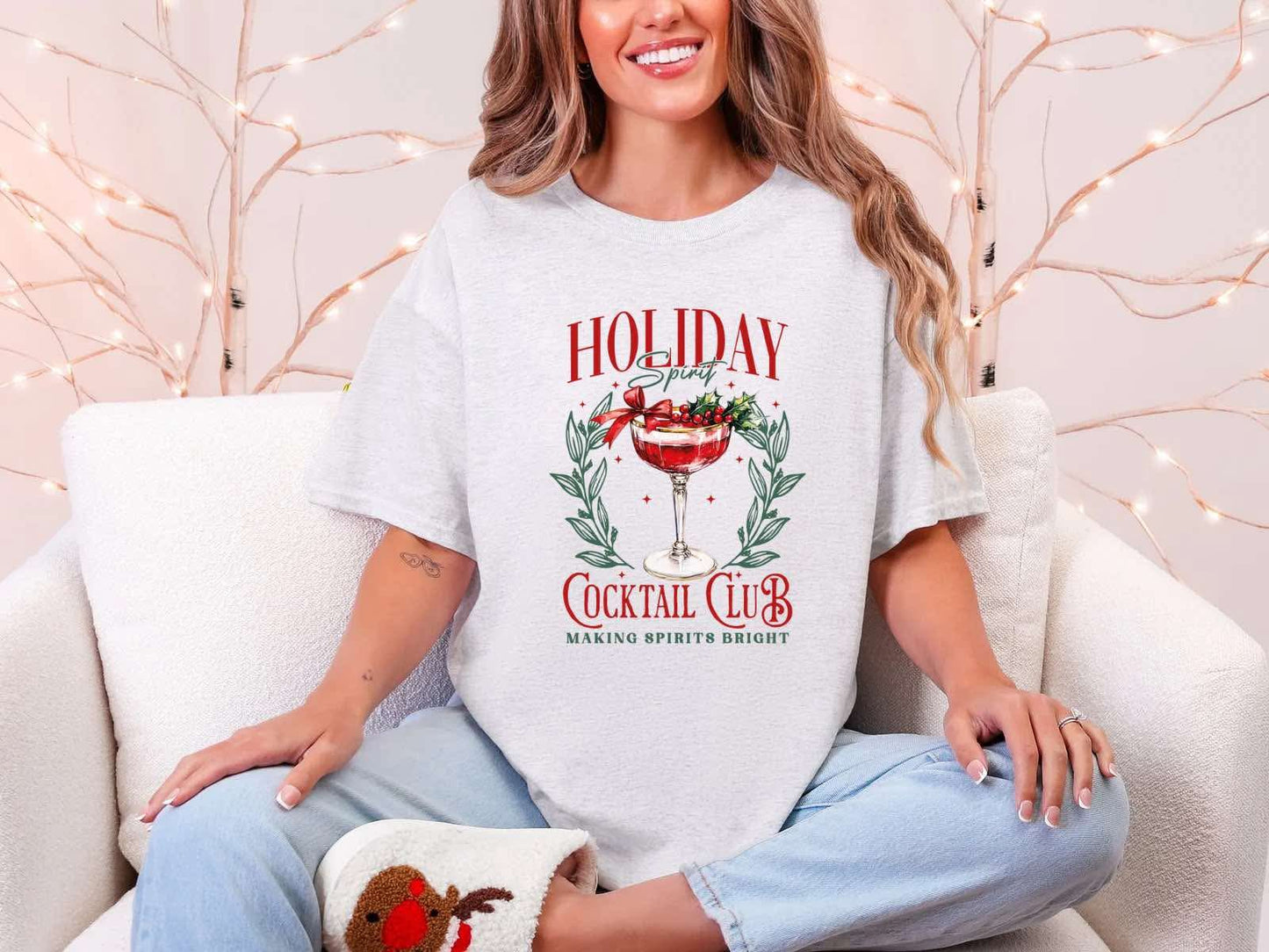 Holiday Cocktail Club Graphic Tee