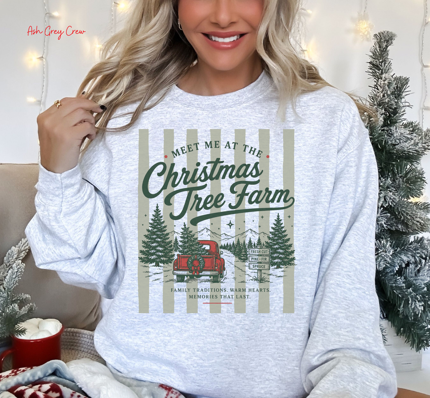 Christmas Tree Farm Graphic Sweatshirt