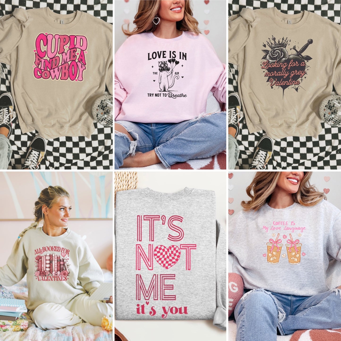 Mystery Valentine Graphic Sweatshirt