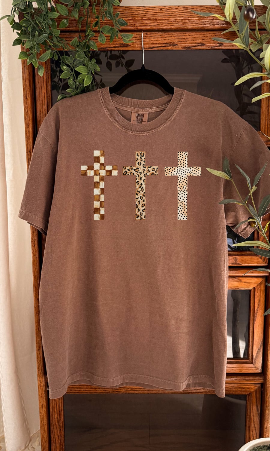 Boho Chic Cross Graphic Tee