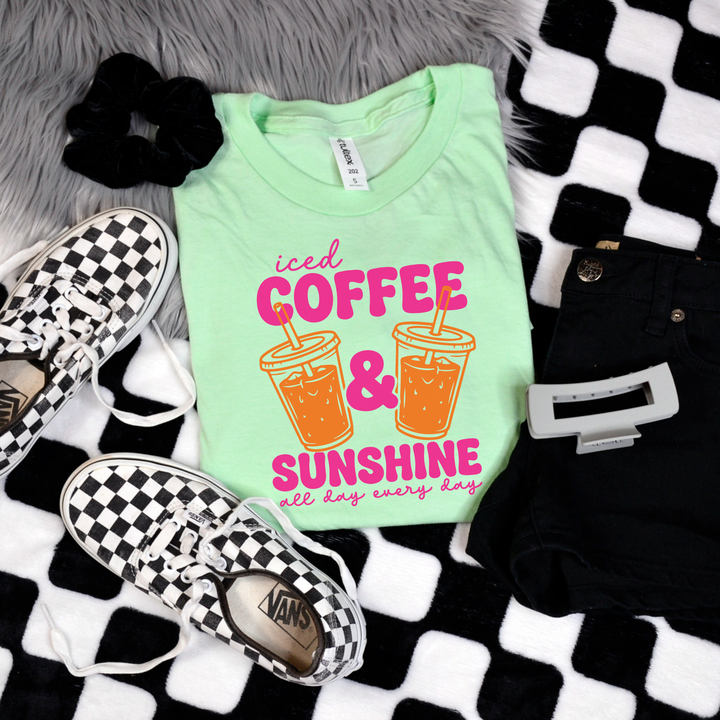 Iced Coffee & Sunshine Graphic Tee
