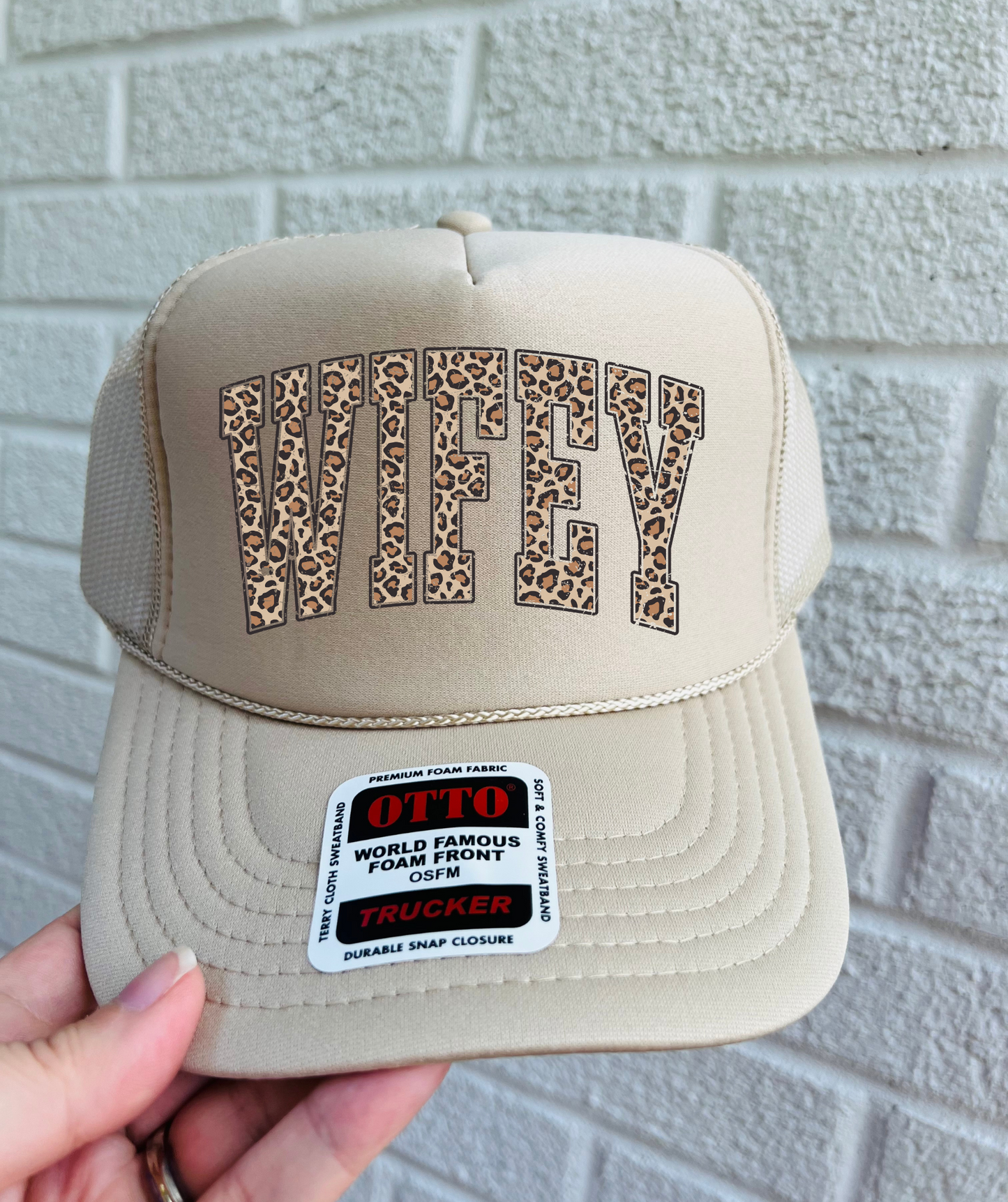Cheetah Wifey Trucker Hat