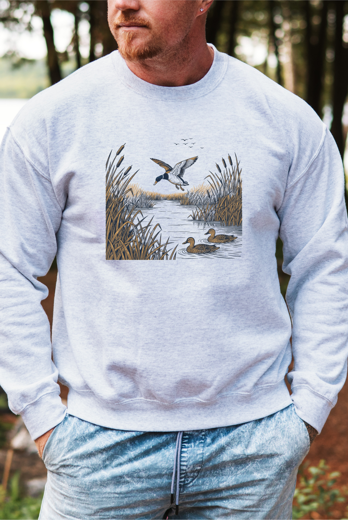 Lakeside Duck Graphic Sweatshirt
