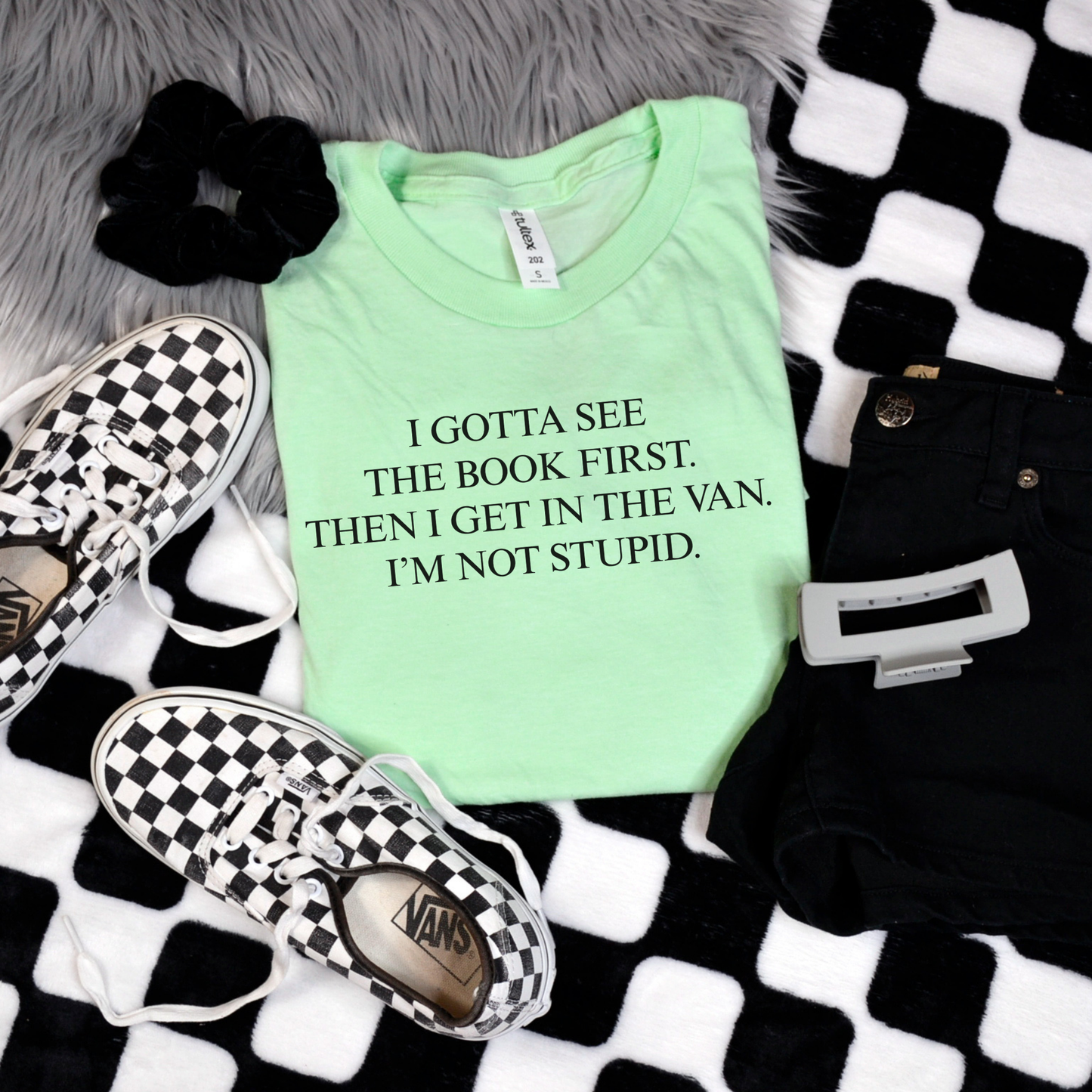 I Gotta See the Book First Graphic Tee