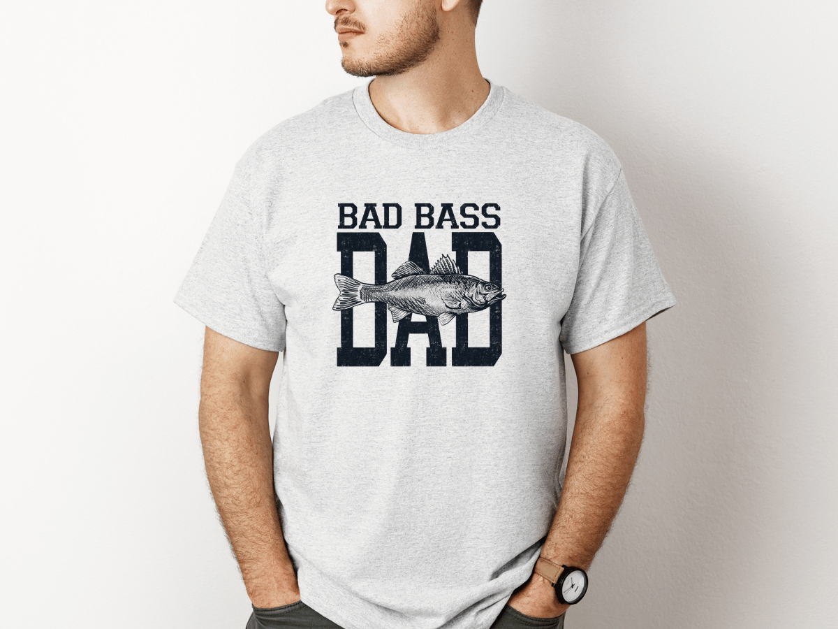 Bad Bass Dad Graphic Tee
