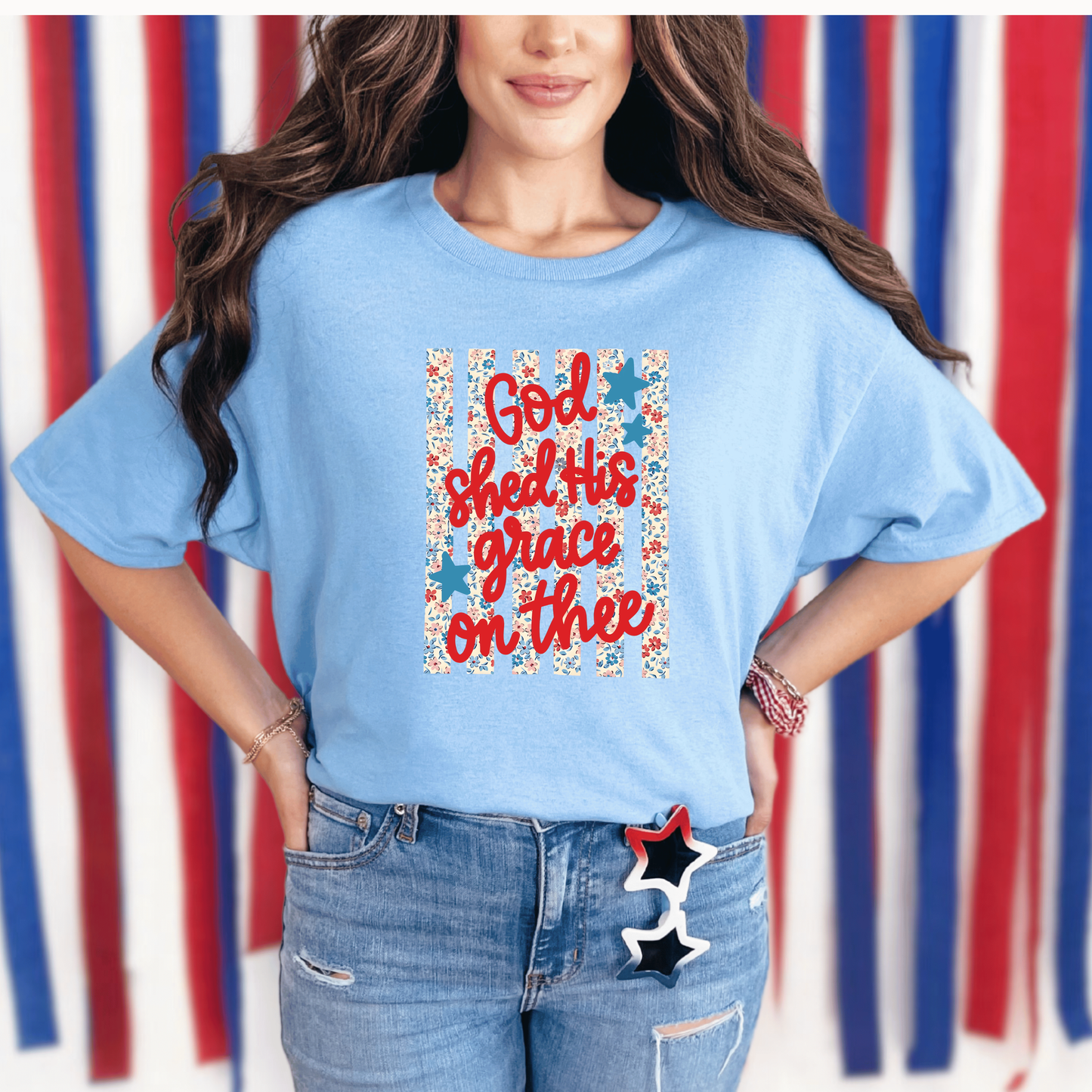God Shed His Grace Graphic Tee