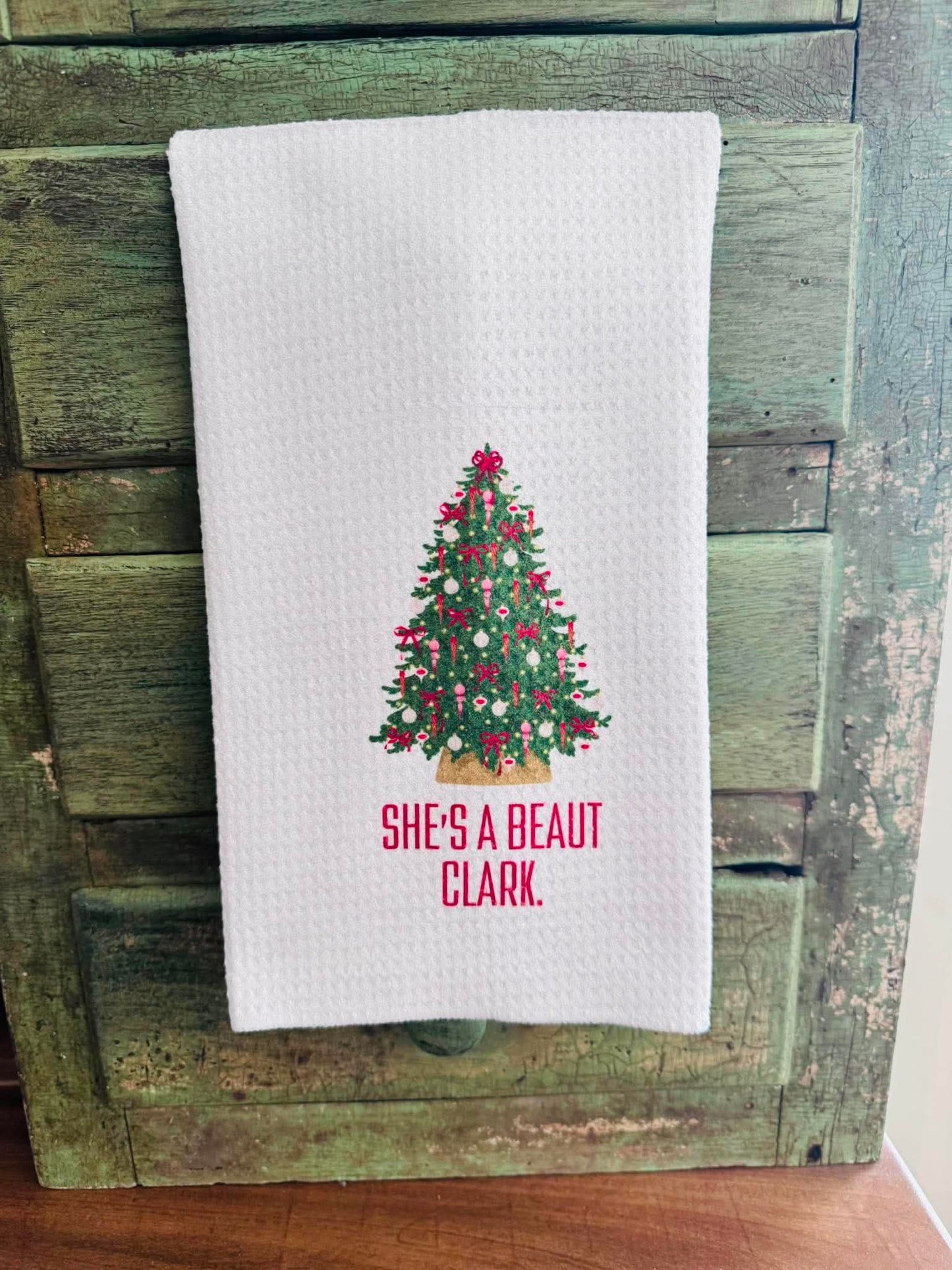 She's A Beaut Clark Kitchen Towel