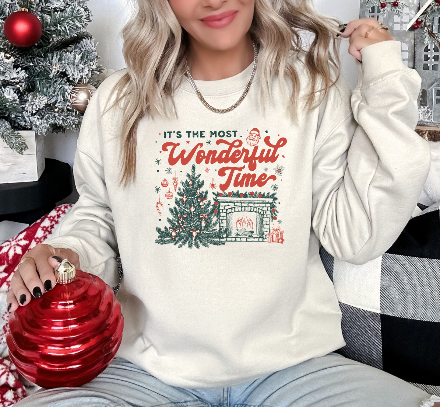 Most Wonderful Time Of The Year Graphic Sweatshirt