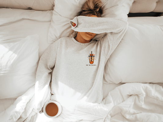 Pumpkin On The Rocks Graphic Sweatshirt