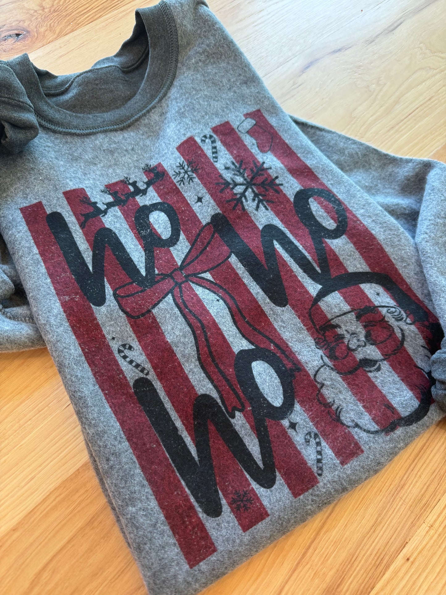 Ho Ho Ho Santa Inside Out Graphic Sweatshirt