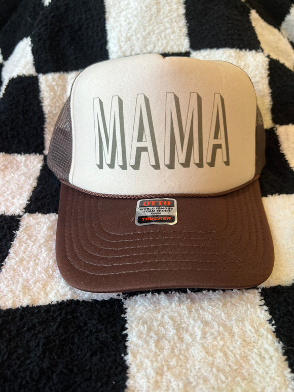 Mama- Mocha design hat