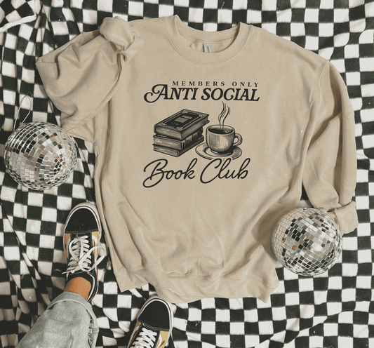 Anti Social Book Club Graphic Crew