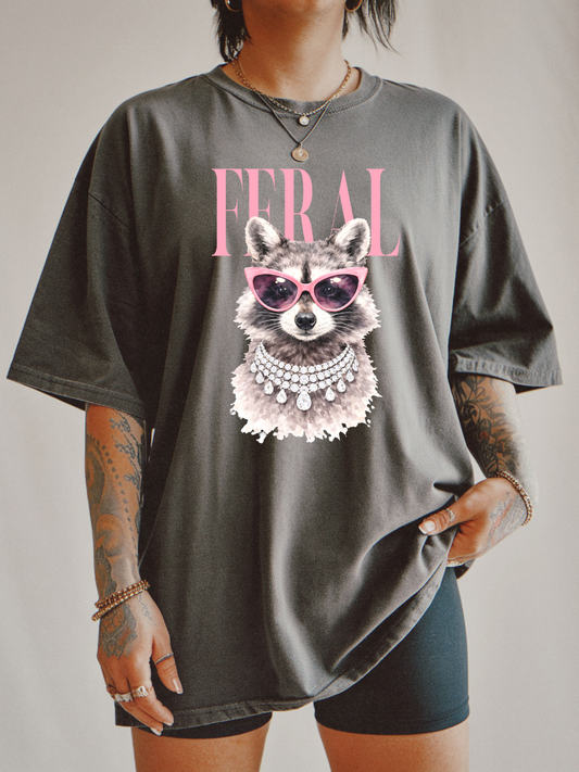 Feral Raccoon Graphic Tee