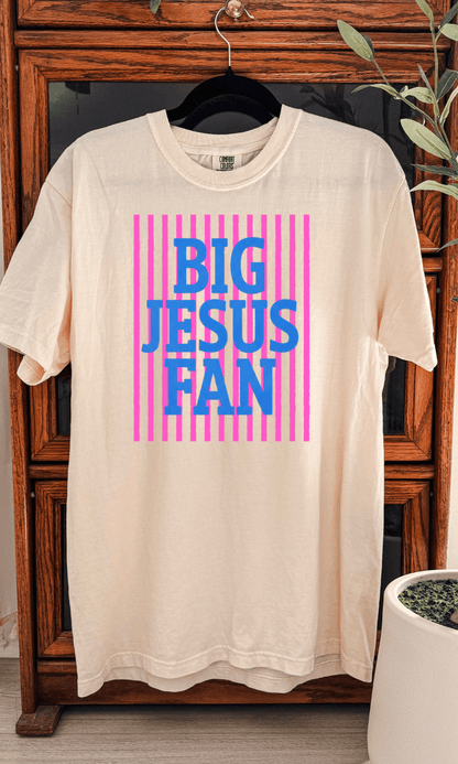 Big Jesus Fan Graphic Tee