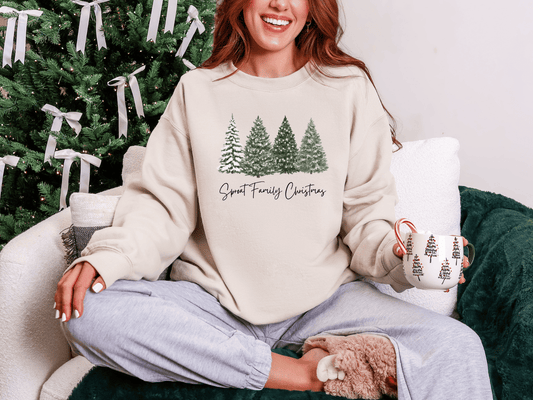 CUSTOMIZABLE: Family Christmas Graphic Sweatshirt
