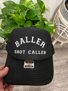 Baller Shot Caller Trucker hat