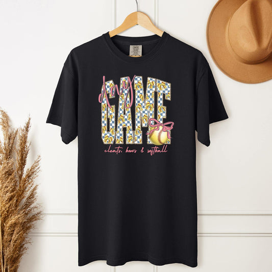 Softball Game Day Graphic Tee