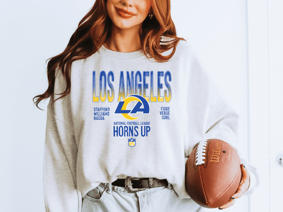 Los Angeles Rams Horns Up Crew