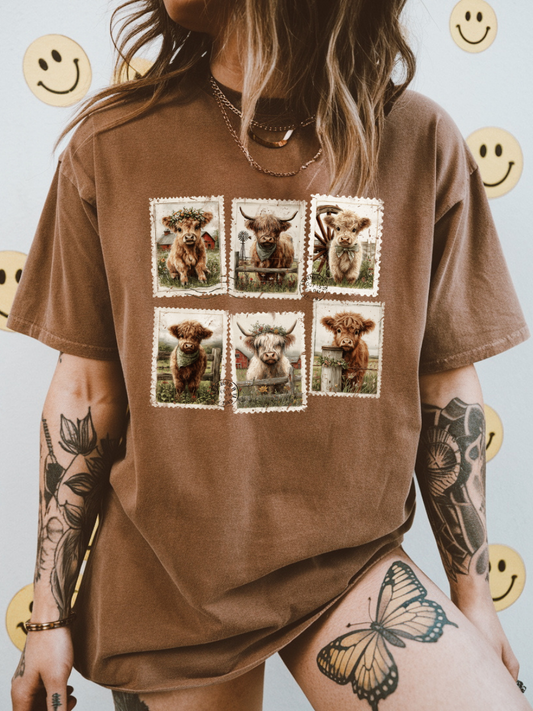 Highland Postcard Graphic Tee