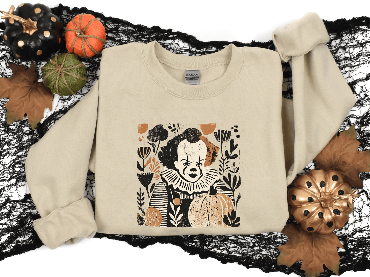 Boho Clown Graphic Sweatshirt