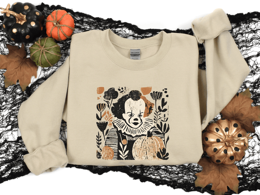 Boho Clown Graphic Sweatshirt