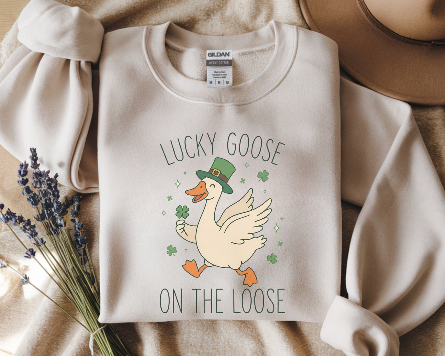 Lucky Goose on the Loose Graphic Sweatshirt