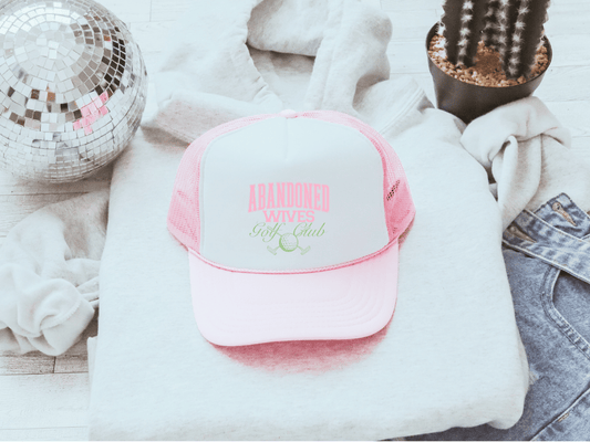Abandoned Wives Golf Club Trucker Hat