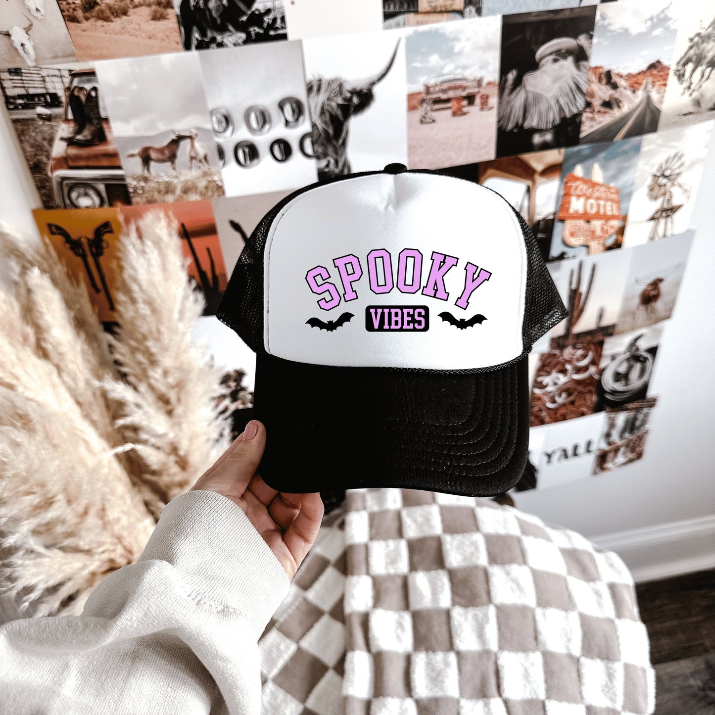 Spooky Vibes trucker hat