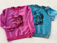 Vintage Santa Inside Out Graphic Sweatshirt