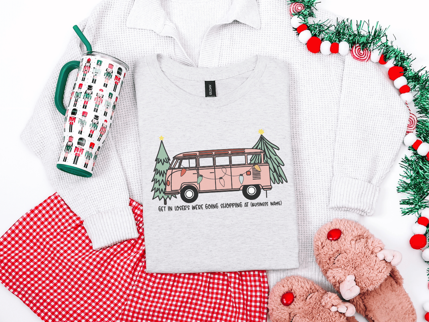 CUSTOMIZABLE: Get In Losers We're Going Shopping Graphic Tee