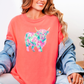 Western Watercolor Highland Cow Graphic Tee