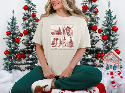 Small Town Christmas Graphic Tee