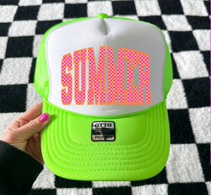 Summer trucker hat