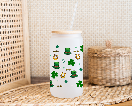 Lucky Charms Glass Can