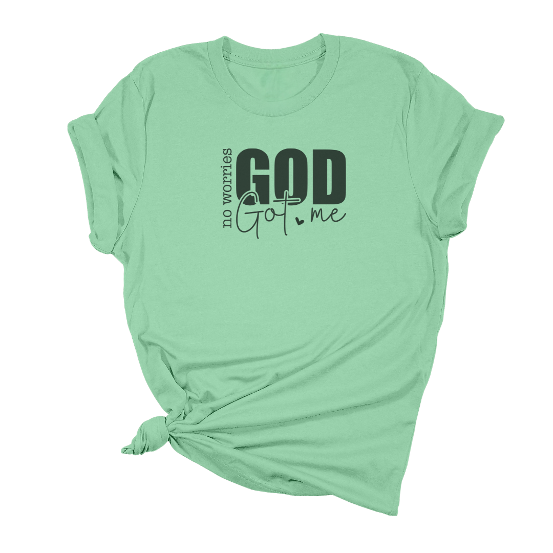 No Worries, God Got Me Graphic Tee