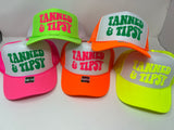 Tanned & Tipsy Puff trucker hat