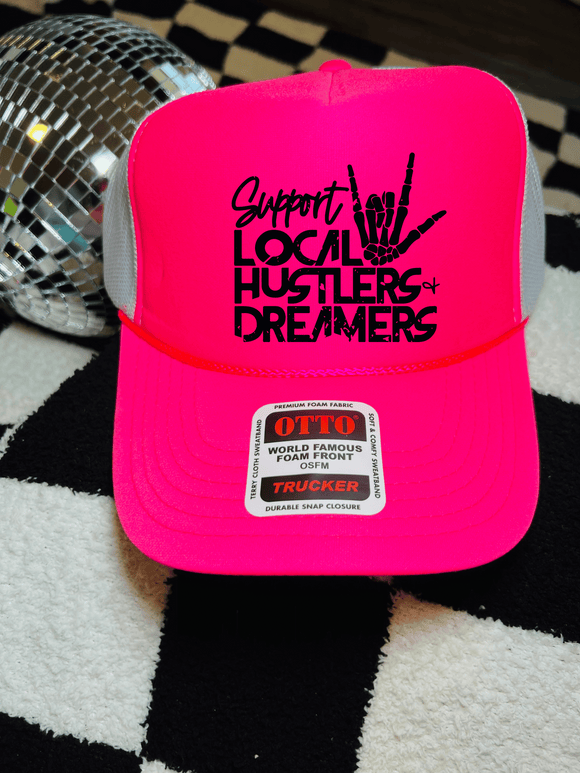 Support Local Hustlers Dreams trucker hat