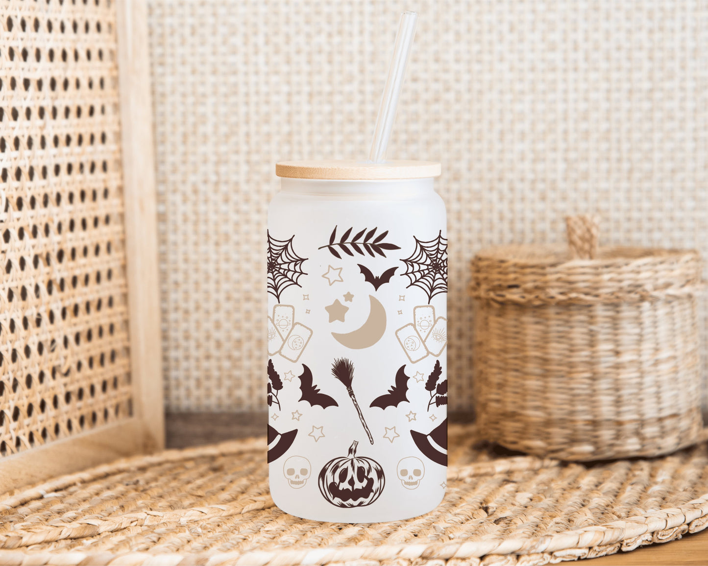 Boho Witchy frosted can