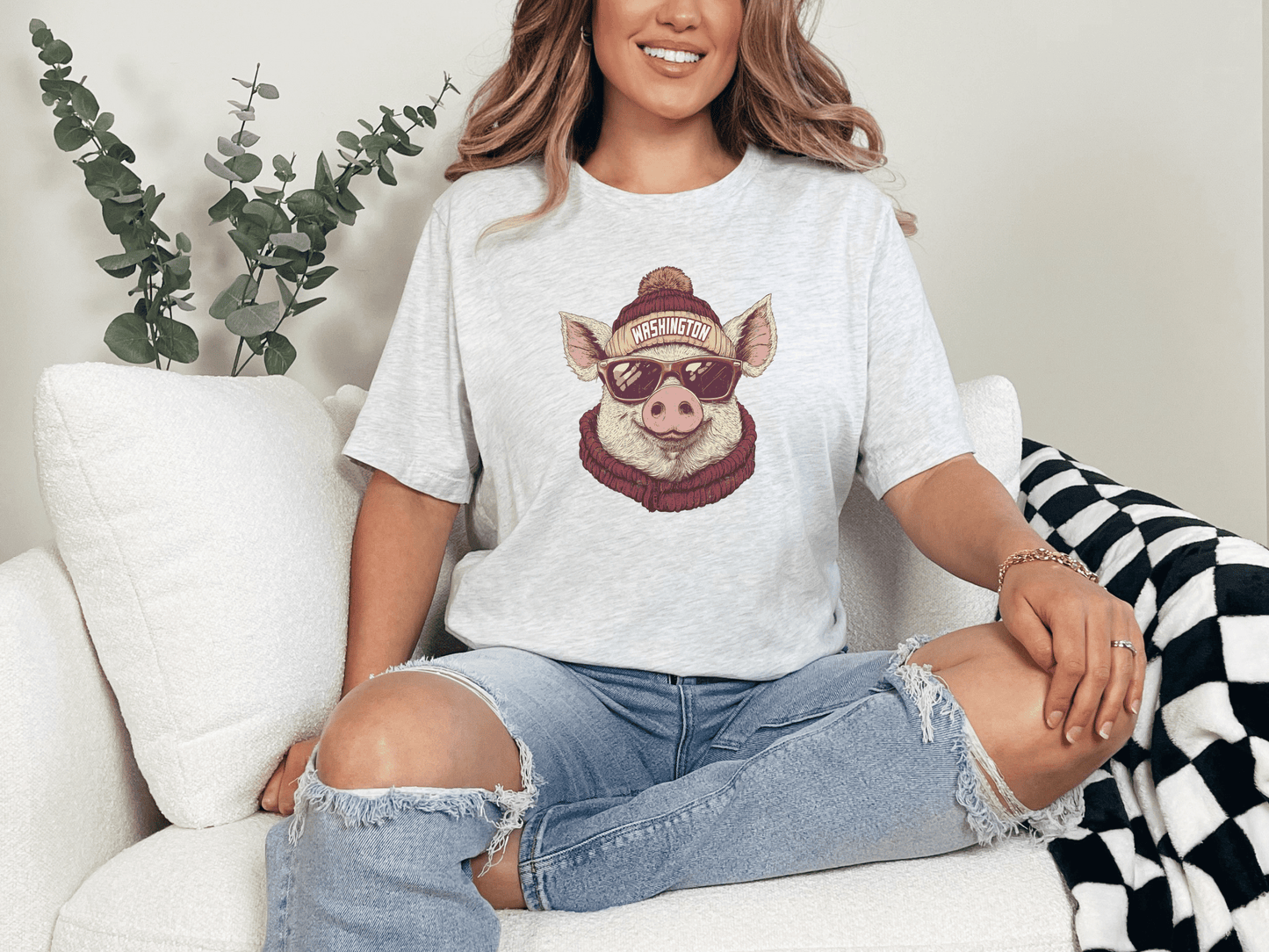 Vintage Washington Football Graphic Tee