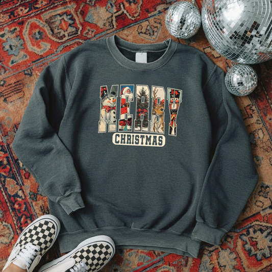 Christmas Icons Graphic Sweatshirt