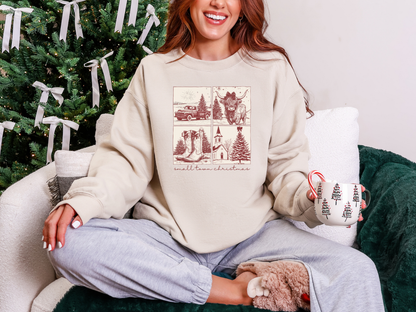 Small Town Christmas Graphic Sweatshirt