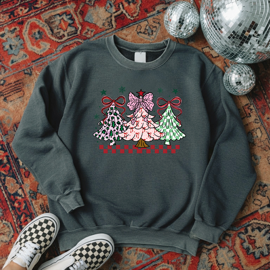 Trim The Tree Trio Graphic Sweatshirt