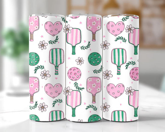 Pretty Pickleball Tumbler