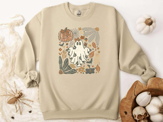 Fabulous Fall Ghost Graphic Sweatshirt